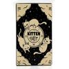 Kätzchen-Tarotdeck, 78-teilig, süß, schwarz-weiß, für Anfänger, Version, mysteriöses Brettspiel, lustiges Wahrsageset