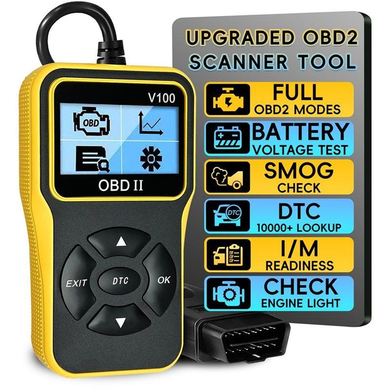 Ferramenta de Diagnóstico Scanner Automotivo OBD2 Leitor de Código de Motor Aprimorado Com Funcionalidade de Reset Para Diagnósticos Eficientes de Carro