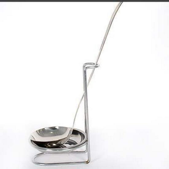 Extended Stainless Steel Soup Ladle and Strainer for Home and Restaurant Hot Pot