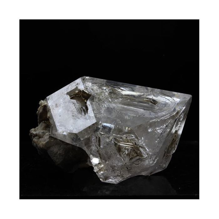 Pierres et Minéraux. Quartz fenêtre. 100.0 ct. Turriers, Forcalquier, Alpes-de-Haute-Provence, France.