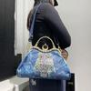 New Women's Fashionable and Elegant Handbag Light Luxury Diamond Inlaid Shoulder Bag