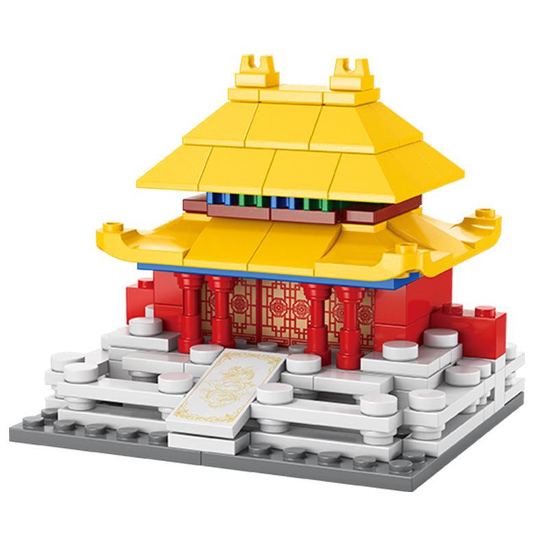 Lele Brothers Tiananmen Building Blocks - Promoting Children's Intelligence with This Beijing Architecture Toy for Boys.