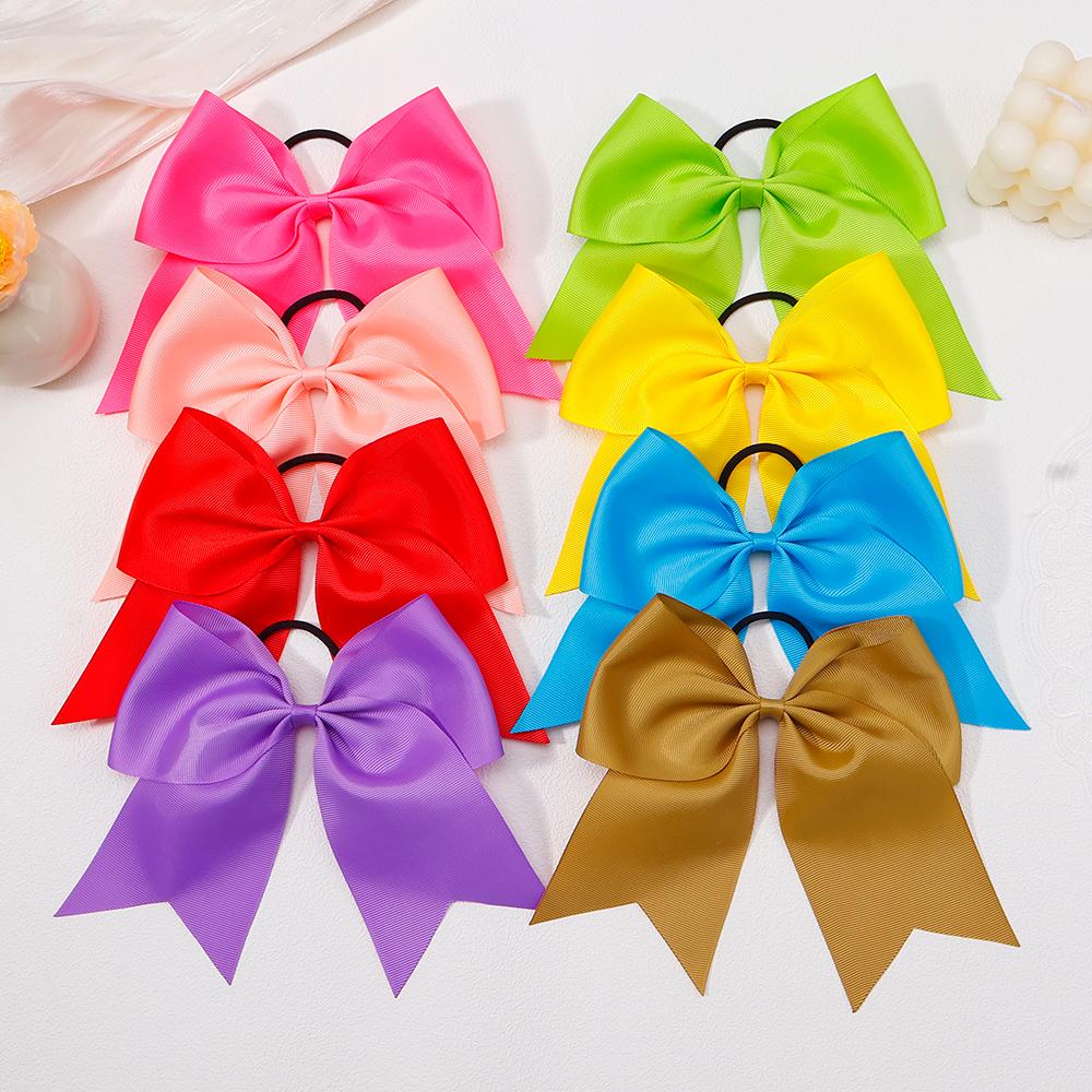 2Pcs/Set New Solid Color Woman Bows Hair Clips Fashion Handmade Ribbon Bowknot Hairpin Barrettes Hair Accessories