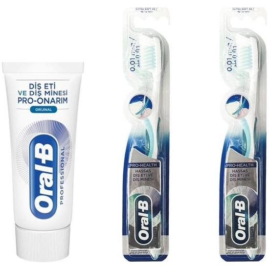 

Oral-B Pro Repair Paste 50 мл + Pro-Health Extra Soft Brush x 2