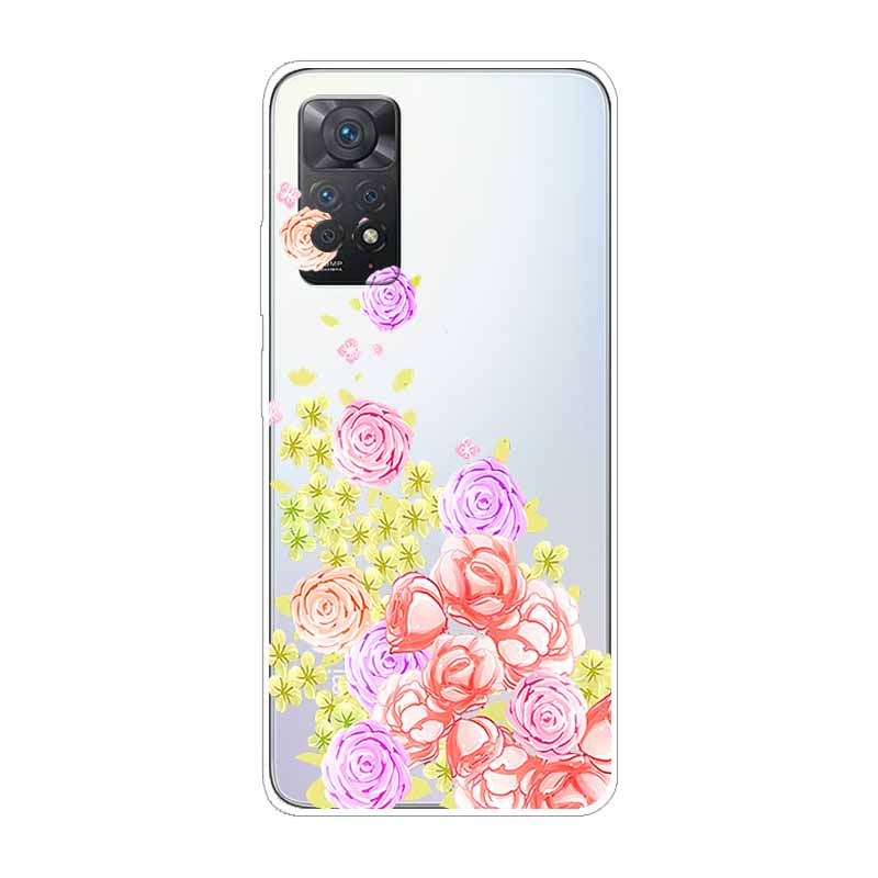 For Xiaomi Redmi Note 11 Pro 5G Case Transparent Soft TPU silicon Phone Cover For Xiaomi Redmi Note11 Pro 4G Case Clear Funda