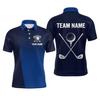Trend 3D Golf Print Men's Fashion Name Team Name Short-sleeved Polo Shirt Casual Sports Polo Shirt