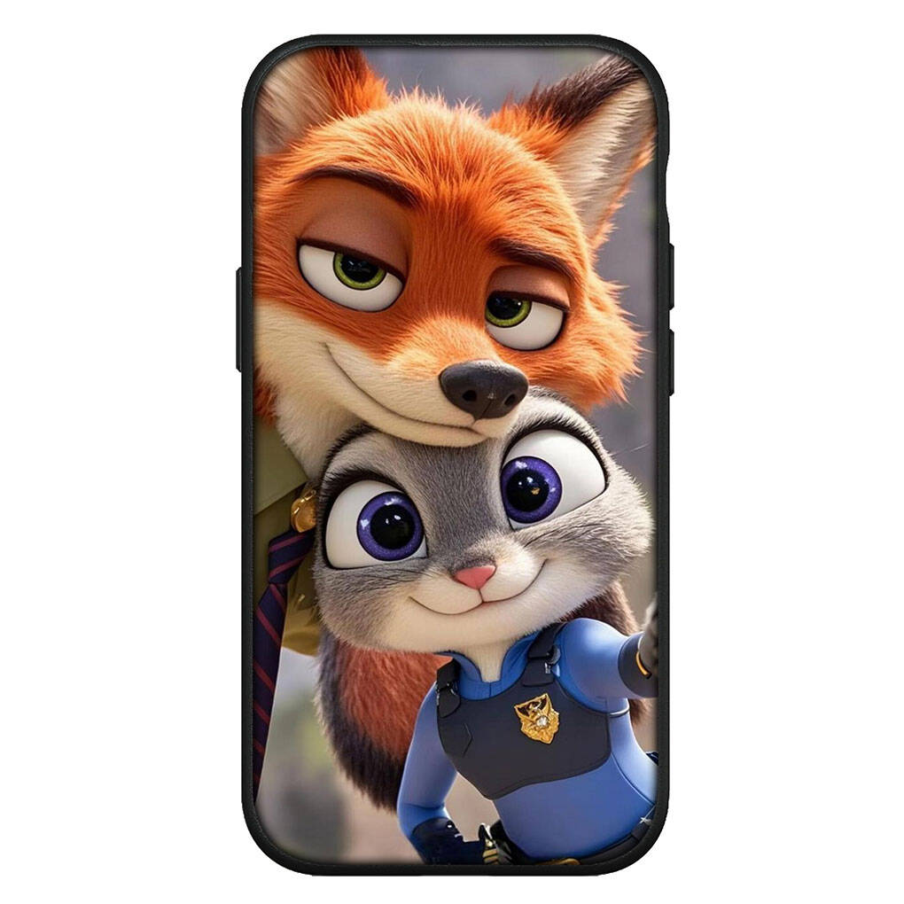 For Motorola Moto Edge 70 60 50 G54 G86 Samsung Galaxy S25 iPhone 17 16 15 Redmi Note 14 Pro Max Phone Case Cartoon Nick Zootopias Garys Judy 2 Cover