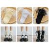 1 Par de Calcetines con Volantes para Mujer Calcetines Tobilleros con Encaje para Niña Calcetines Fruncidos con Lazos Calcetines de Algodón Calcetines de Vestir Estilo Princesa