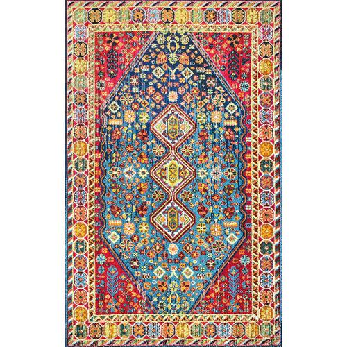 

American Retro Washable Non-Slip Carpet Large Area Rug Minimalist Bedside Rugs for Bedroom Living Room Decoration Lounge Mat 80*120cm