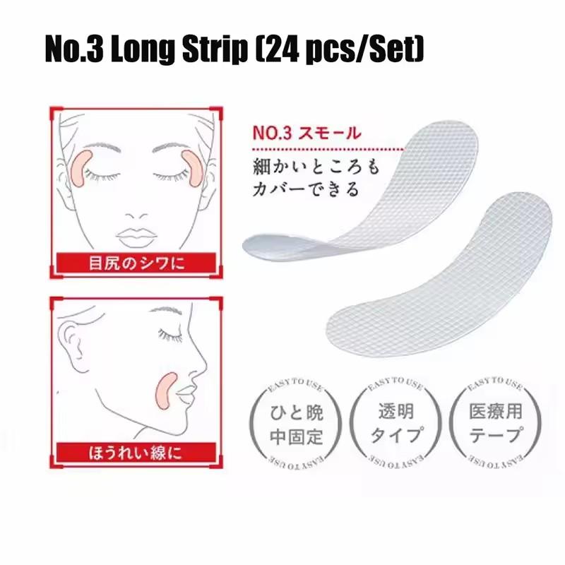

Thin Facial Line Stickers Anti-Wrinkle Patches for Sagging Skin Lift up Tape for Frown & Smile Lines Forehead