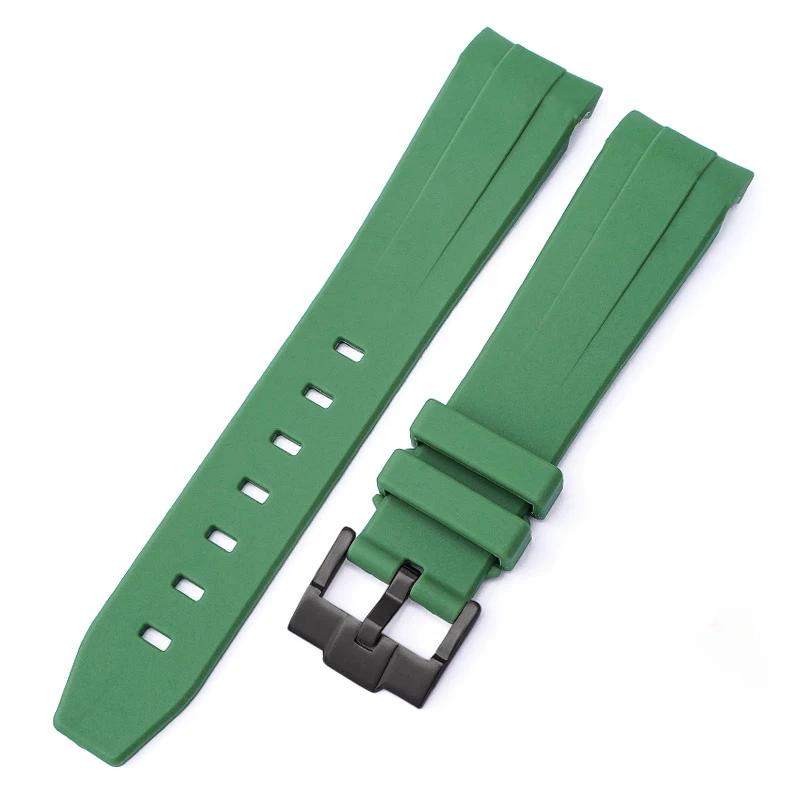 20mm Silicone Strap for Omega X Swatch Joint MoonSwatch Curved End Rubber Bracelet Men Women Waterproof Diving Sport Watch Band