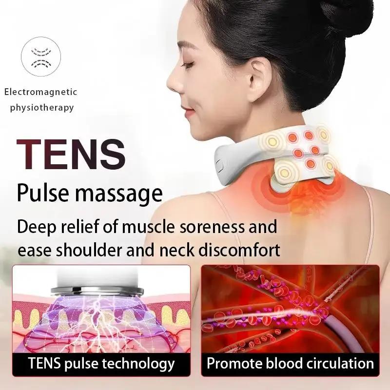 Back And Neck Smart Massage Instrument Shoulder Neck Massage Cervical Vertebra Health Care Vibrator Relieve Pain Muscle