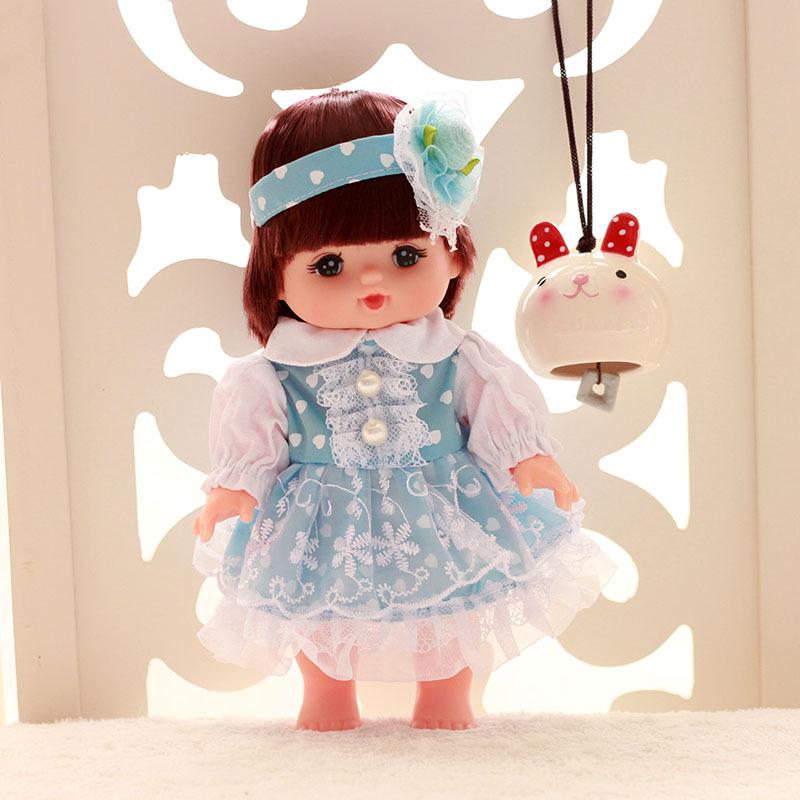 26cm Jointed Doll Compatible with Xiaolemei Clothing and Accessories for Baby Girl Playhouse Dress-Up Practice
