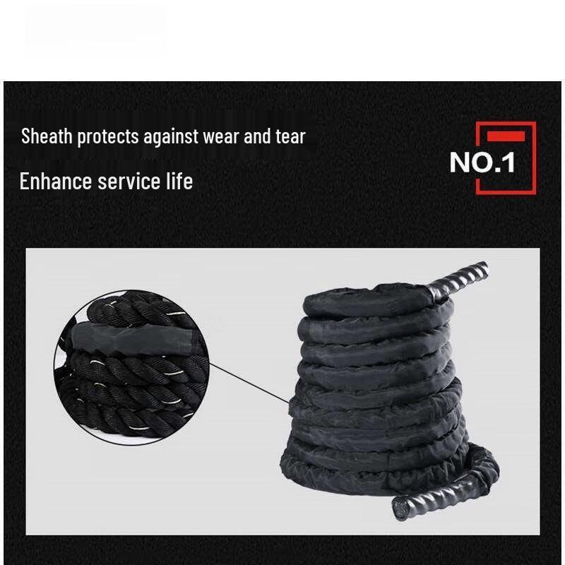 Jundingying 25mm x 9m Fitness Battle Rope