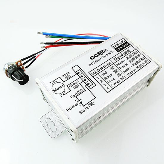 

PWM 9V-60V 20A Бесступенчатый регулятор скорости двигателя постоянного тока