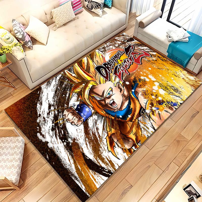 

Anime D-Dragon Ball Game Cartoon Living Room Non-Slip Area Rug Soft Carpet for Bedroom Kids Playroom Sofa,Home Decor Doormat 40x60cm