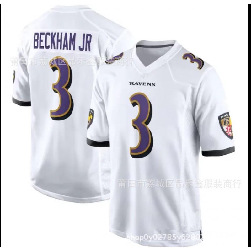 Baltimore Ravens NFL Football Jersey 0 Smith Embroidered Game Practice Uniform Men Unisex Cotton