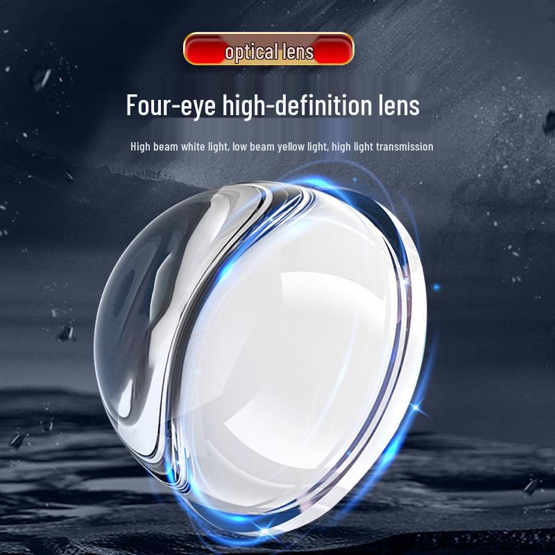 High-Intensity LED Motorcycle & E-Bike Laser Paving Headlight