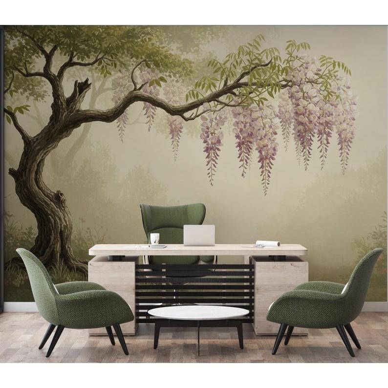Pink Wisteria tapestry 75x100
