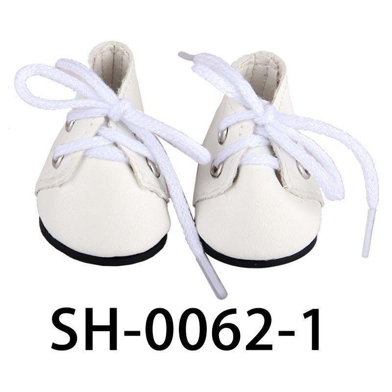 1 Pereche Pantofi Păpușă Pantofi PU cu Șireturi pentru Păpuși de 14 Inch Accesorii Jucării