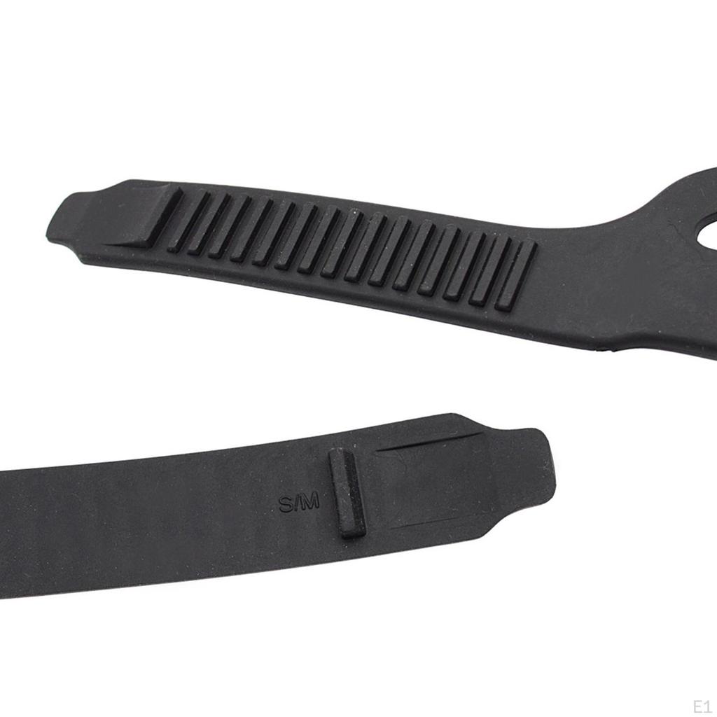2 Adjustable Fin Straps with Quick Release Mechanism for Divers