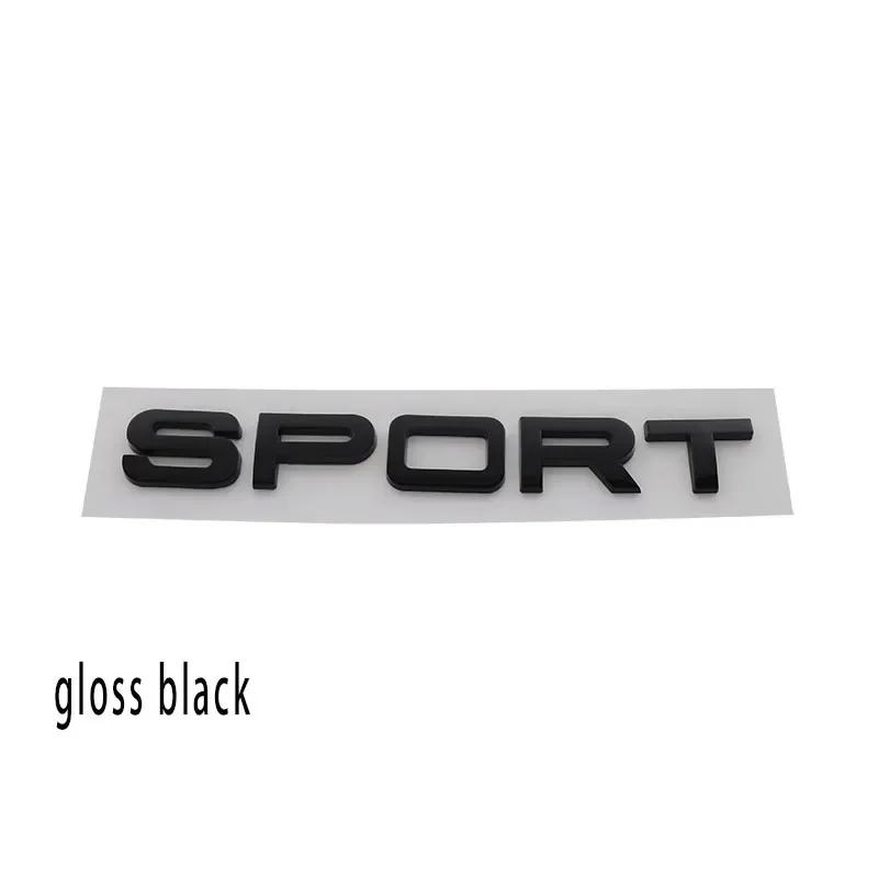 3D for V8 HSE SPORT EDITION Premium SPORT car Fender trunk Tail Rear Bonnet Nameplate Decal Emblem Badge Sticker