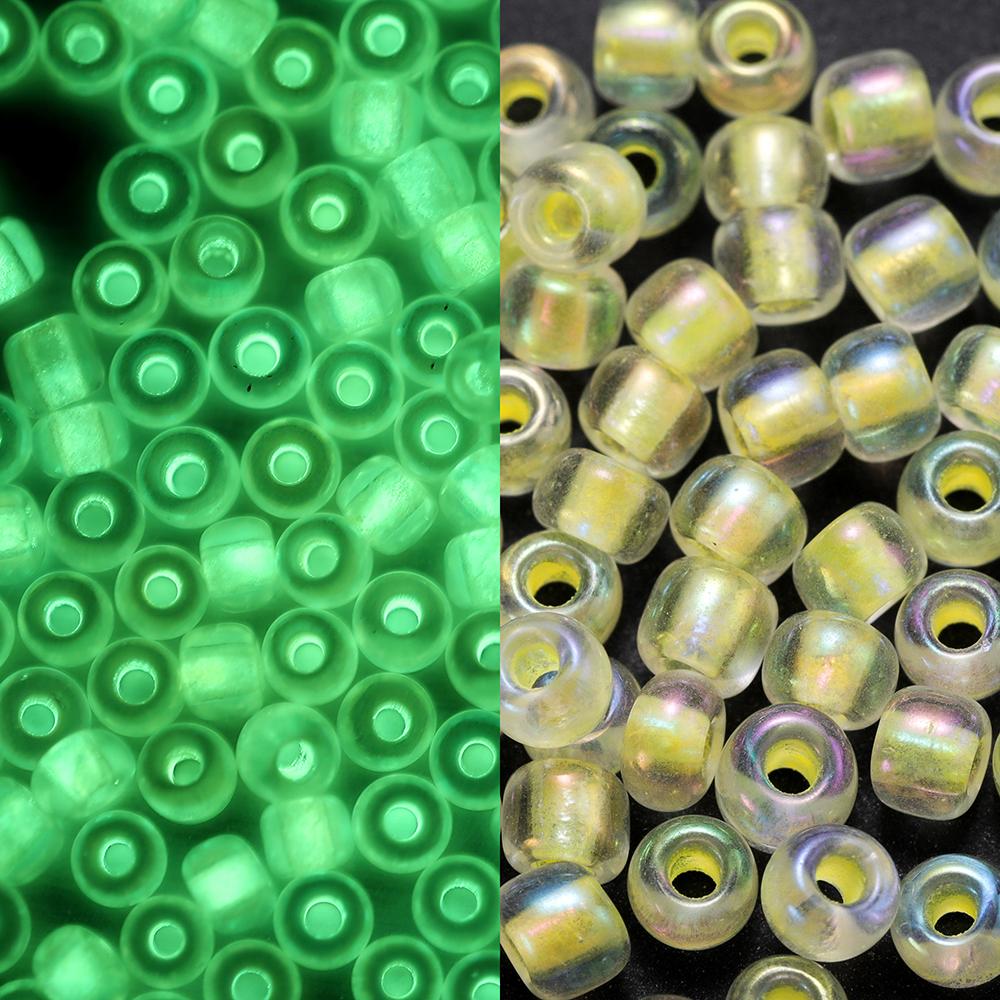 600Pcs/Lot 3mm Colorful Luminous Beads Glass Seed Loose Spacer Beads for DIY Earrings Necklace Bracelet Jewelry Accessories