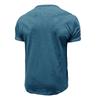 Men's Bamboo Cotton Henley T-Shirt - Short-Sleeve Outdoor European and American Style