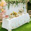 Gatherfun Wildflower Party Decorations Set: Flower Birthday Decorations, Includes 2-Pack Wildflower-Themed Tablecloths for Wildflower Baby Shower