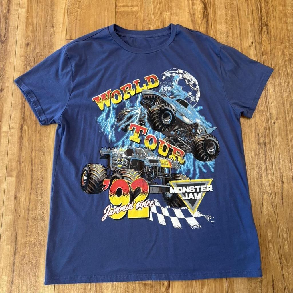 Marineblaues Monster Jam T-Shirt