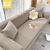 Polar Fleece Fabric Sofa Cover 1/2/3/4 Seater Thick Slipcover Couch Sofacovers Stretch Elastic Cheap Sofa Covers Towel Wrap