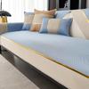 Light Luxury High-End Ice Silk Sofa Mat  New Summer Non-Slip Seat Cushion Summer Sofa Cover