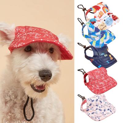 Buckle Adjustment Breathable Printing Soft Comfortable Dress Up Polyester Animal Park Dogs Hat
