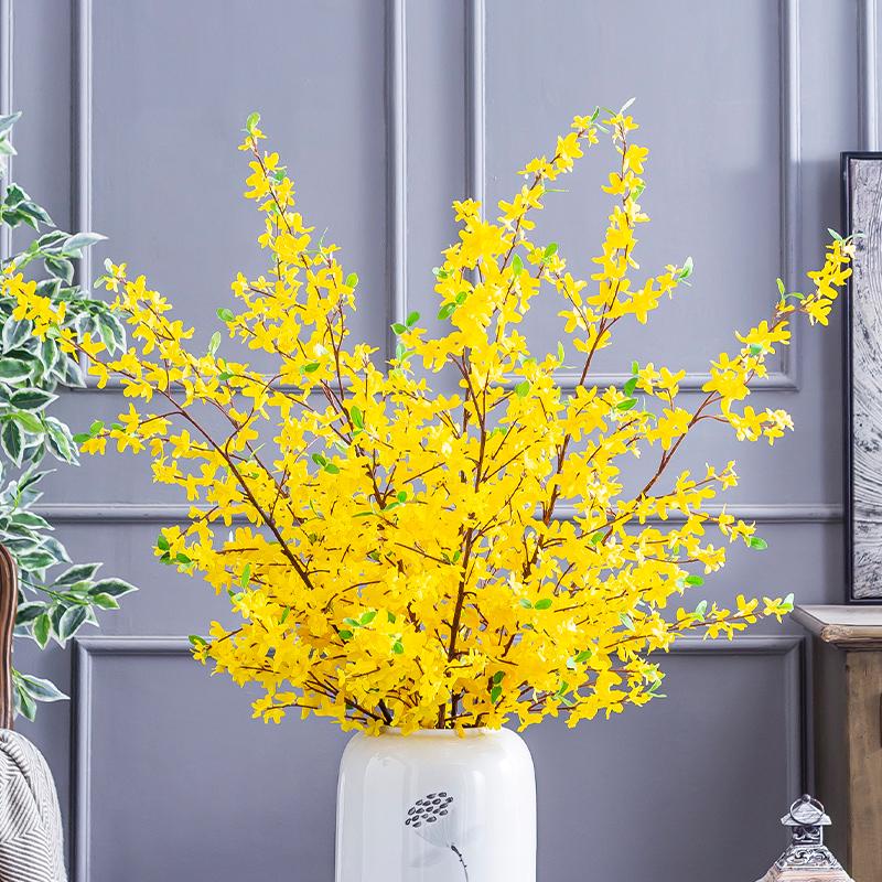 Modern American Large Ceramic Floor Vase for Dry Flowers