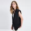 Women's Mid-Length Suit Collar Vest