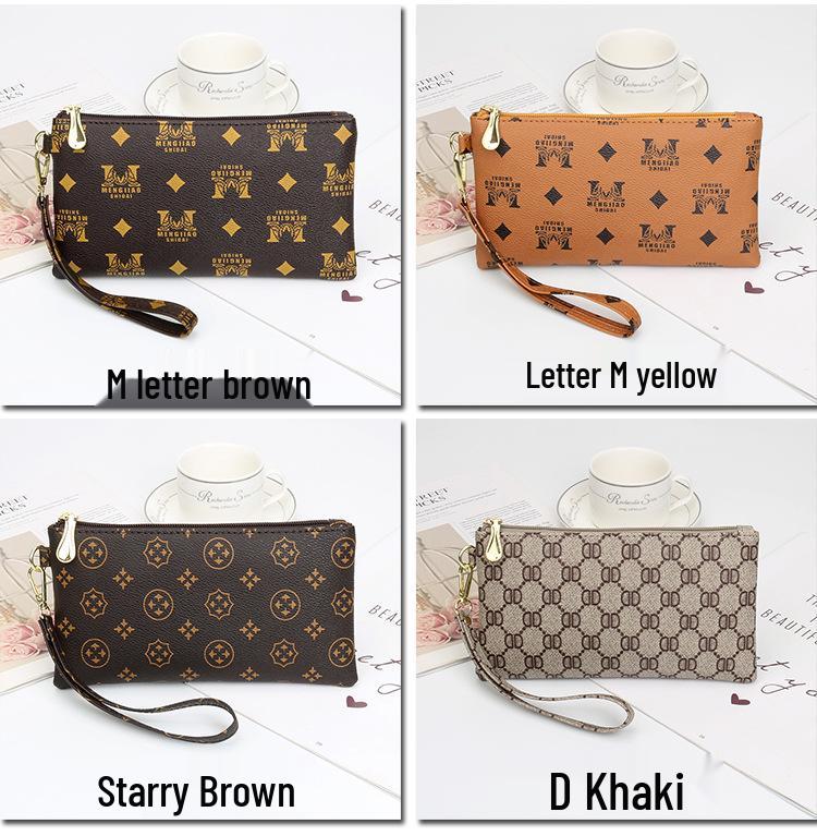 Elegant Women's Clutch Wallet: Long, Large-Capacity Coin Purse & Phone Bag