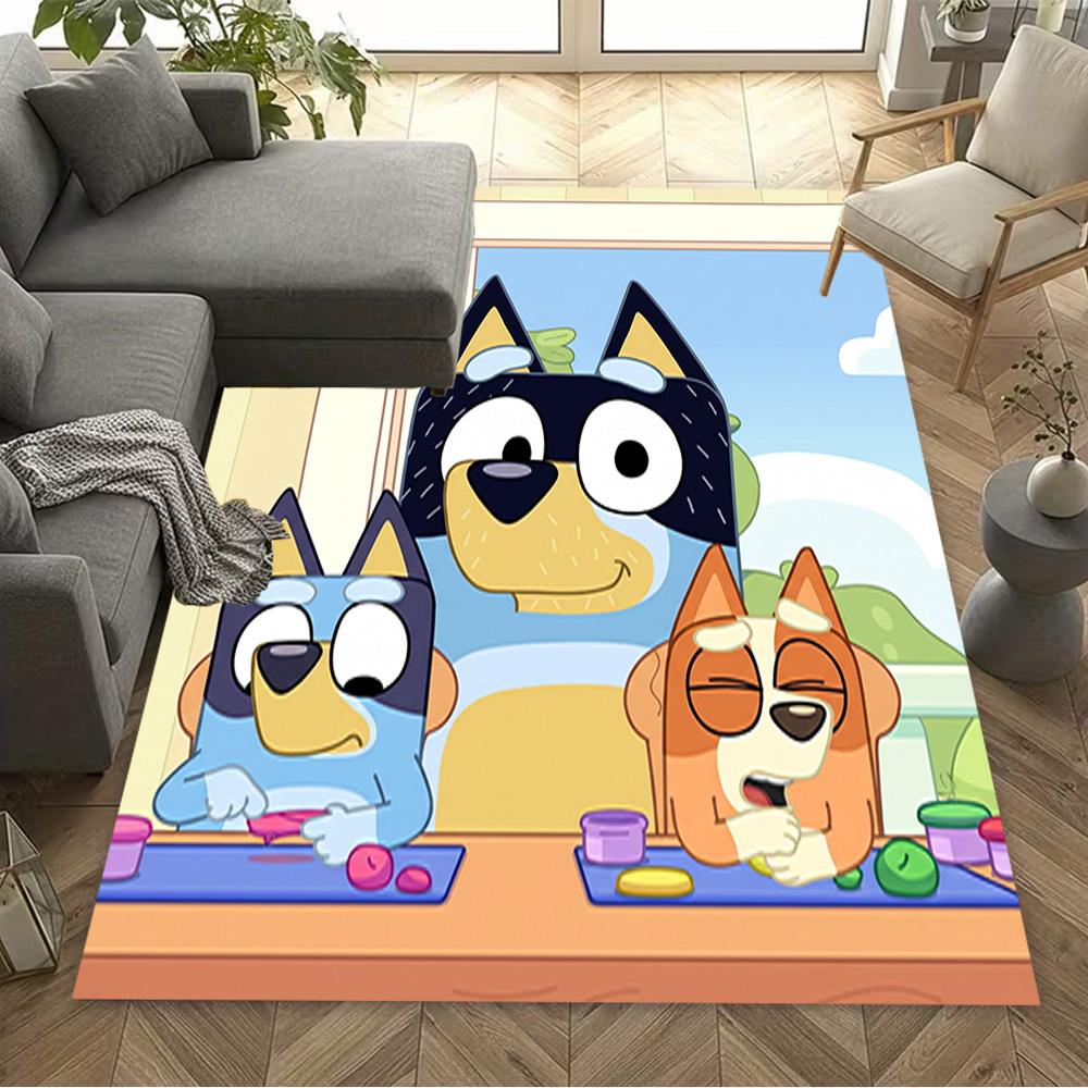 Dogs Refrigerator Adventure Carpet Design for Decorate room Study room Entryway Hallway Anti-slip Rug Office home decor