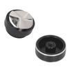 51mm Coffee Distributor Tamper Gravity Distribution Tool Coffee Leveler with 3 Slope Stainless Steel Base Black