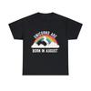 Unicorns Are Born In August Graphic Tee Shirt, S-5XL
