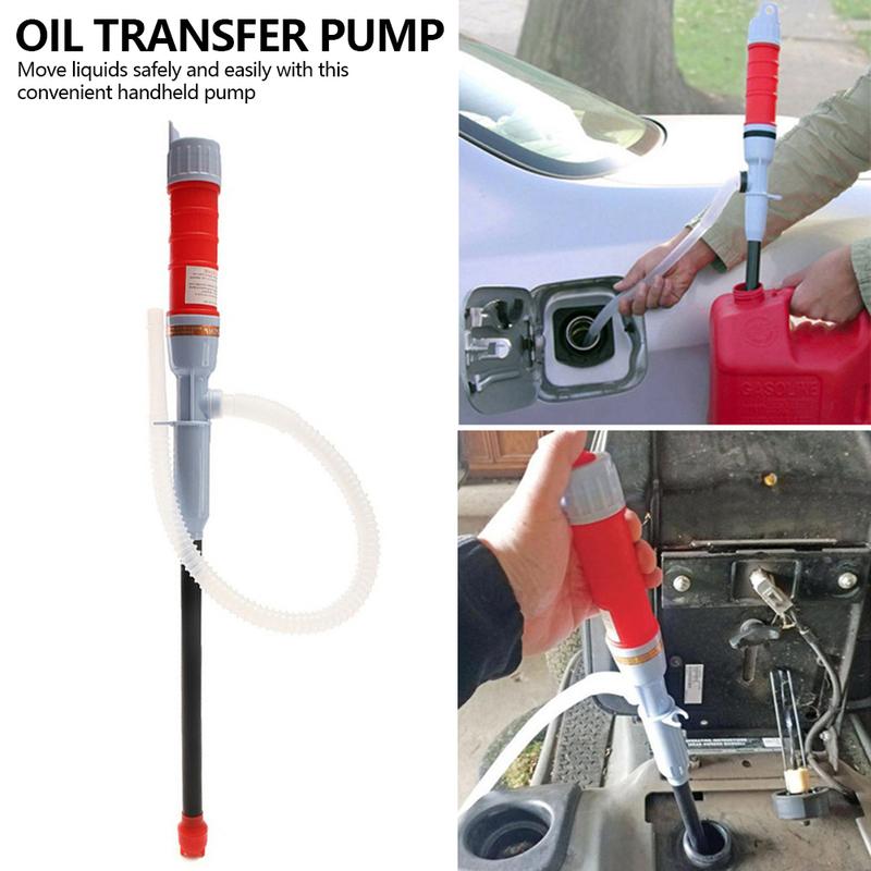 Liquid Oil Transfer Pump Water Pump Powered Electric Outdoor Car Vehicle Fuel Gas Transfer Suction Pumps Liquid Transfer Oil