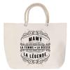 Beach Bag - PLANETEE - Goddess Legend Grandma - Rope Handle - Large Size - Cotton