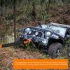 Recovery   Winch Rope Set Aluminum Alloy Nylon Rope Soft Shackle Recovery   Kit for Vehicle