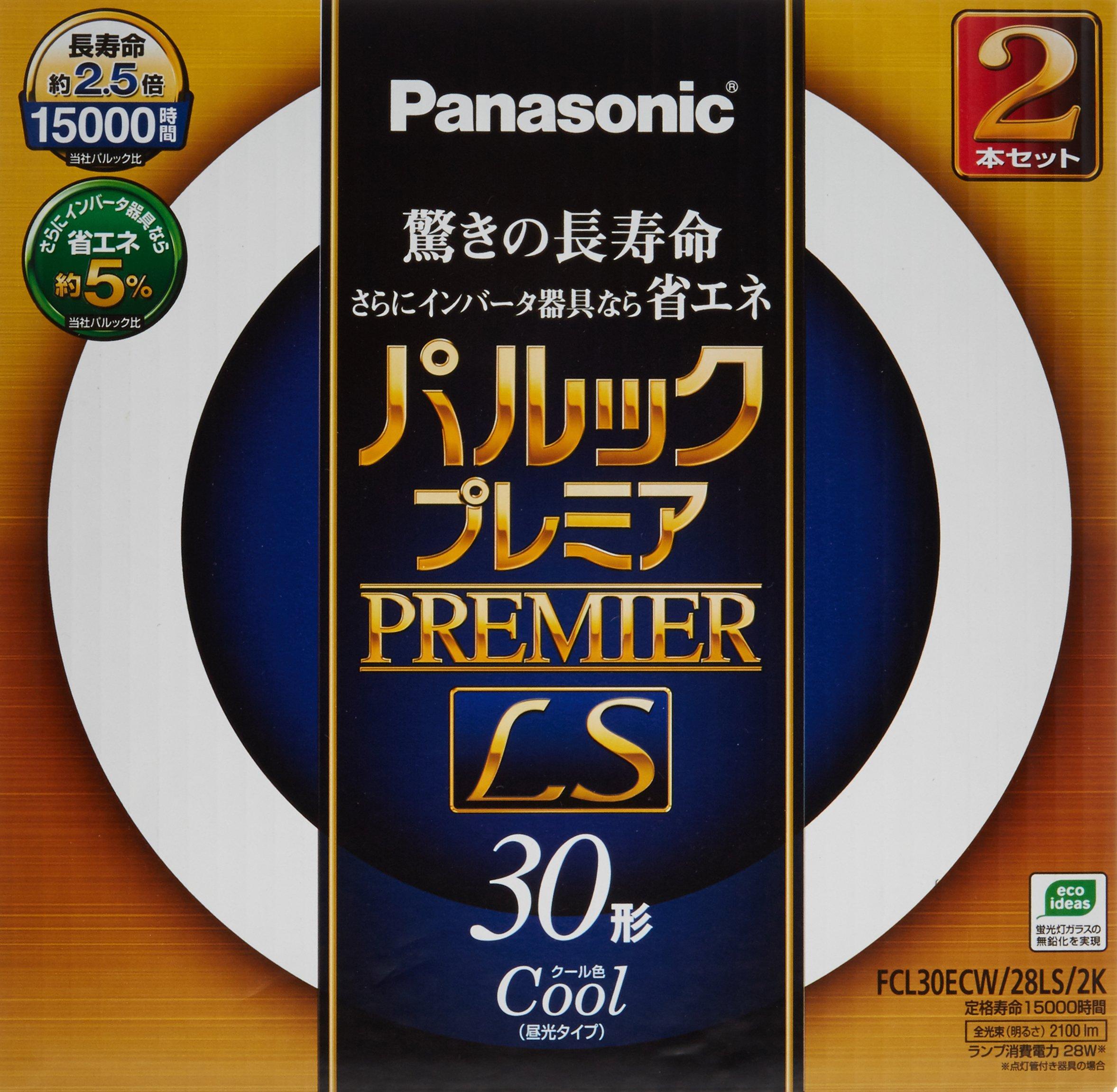 

Panasonic Round Fluorescent Lamp (FCL) Parlook Premier LS 30W Type G10q Cool Color 2 Pieces FCL30ECW28LS2K