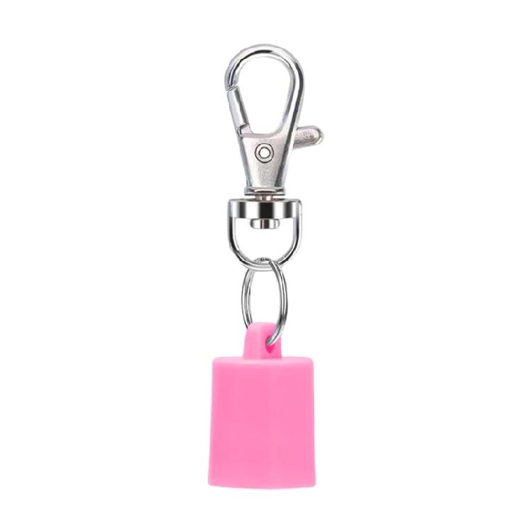 Lip Balm Keychain Caps Stylish Lip Balm Lid Key Holder Essential Key Accessory Silicone Texture Suitable for Women Girl