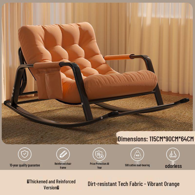 Adult Recliner Rocking Chair Sofa for Living Room or Balcony