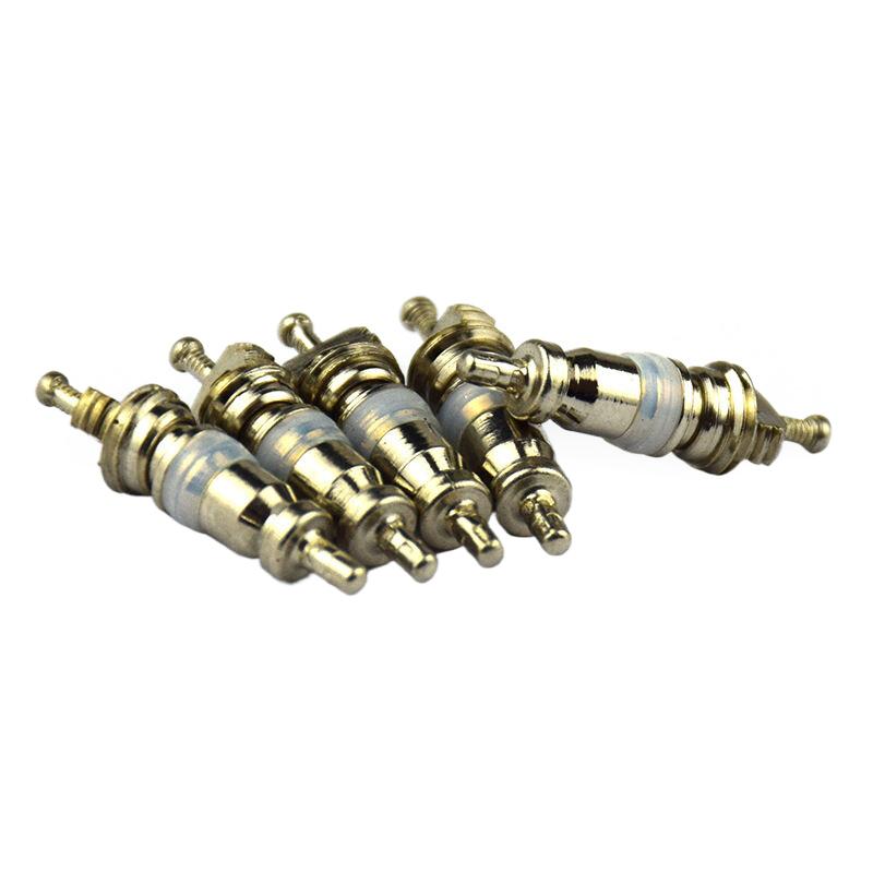 10Pieces Automobile Air-Conditioning Valve Core,Air Conditioning Sealing Valve Corer134A Valve Core
