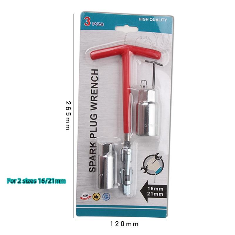 Spark Plug Sleeve T Type 14 16 21 Auto Motorcycle Removal Spark Plug Tool Auto Repair Tool Set