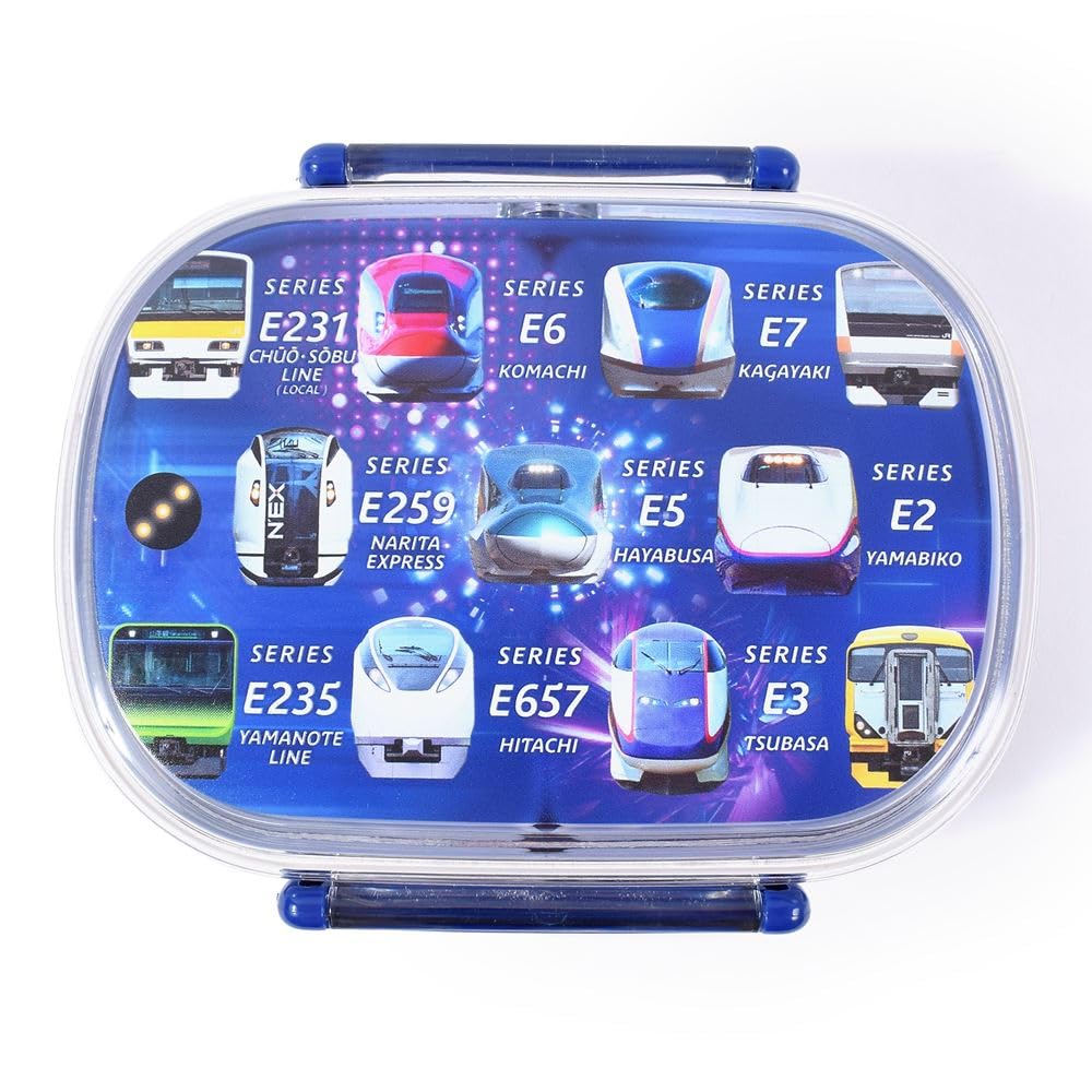 COLORFUL CANDY STYLE Bento Train Face Collection by JR East for Made In N5803300 Children's Box, (Licensed Japan) Boys, Japan,