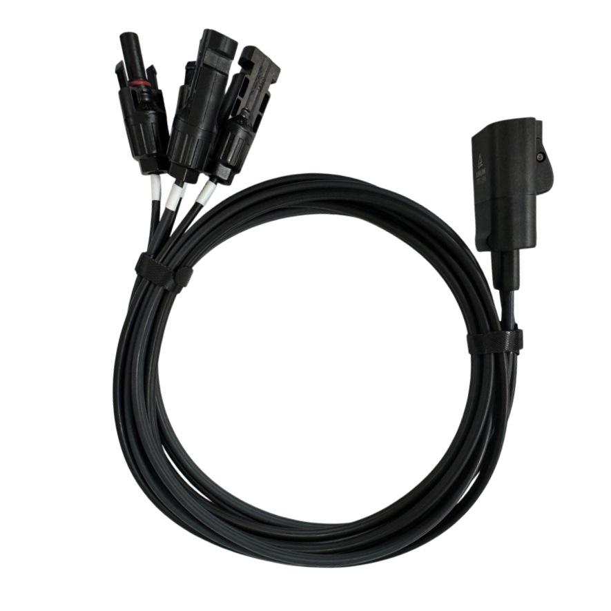 Black PCB Solder Type PV Connector: Board-Mount Female Socket for Photovoltaic/Energy Storage Applications