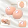 Realistic Self-Adhesive Fake Breast Artificial Silicone Breast Female Anchor Fake Chest Bra for Cosplay Crossdresser Transgender